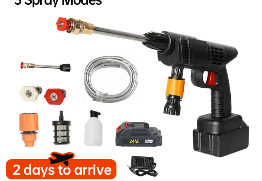 1 Electric Cordless High Pressure Car Washing Gun